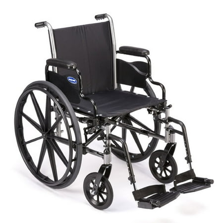 Invacare Tracer Sx5 Manual Wheelchair Flip Back Desk Length Armrest With Swing Away Footrest 18 X 16 Seat