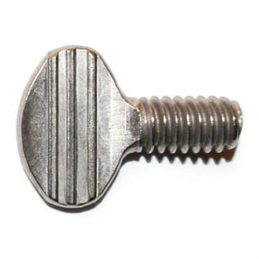 1/4"-20 x 1/2" 18-8 Stainless Spade Head Thumb Screws (8 pcs.)