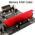 thumbnail image 4 of Refroidisseur de Mémoire RAM, Dissipateur Thermique Universel pour Modules Larges et Étroits pour DDR1 DDR2 DDR3 DDR4 ECC Rouge, Noir, 4 of 7