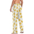 thumbnail image 6 of Top-kevin Rubber Duck Seamless Pattern Pajama Pants Men's Lounge Pants Straight-Fit Men Pajama Bottoms, 6 of 7