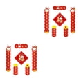 thumbnail image 2 of Matsuzay 4 piezas de coplas de Año Nuevo chino tradicional para el Año Nuevo Lunar de conejo 2023 estilo A 2piezas, 2 of 6