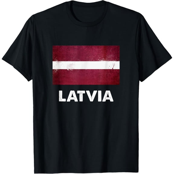 men and women can wear,Latvia flag jersey, Latvian T-Shirt