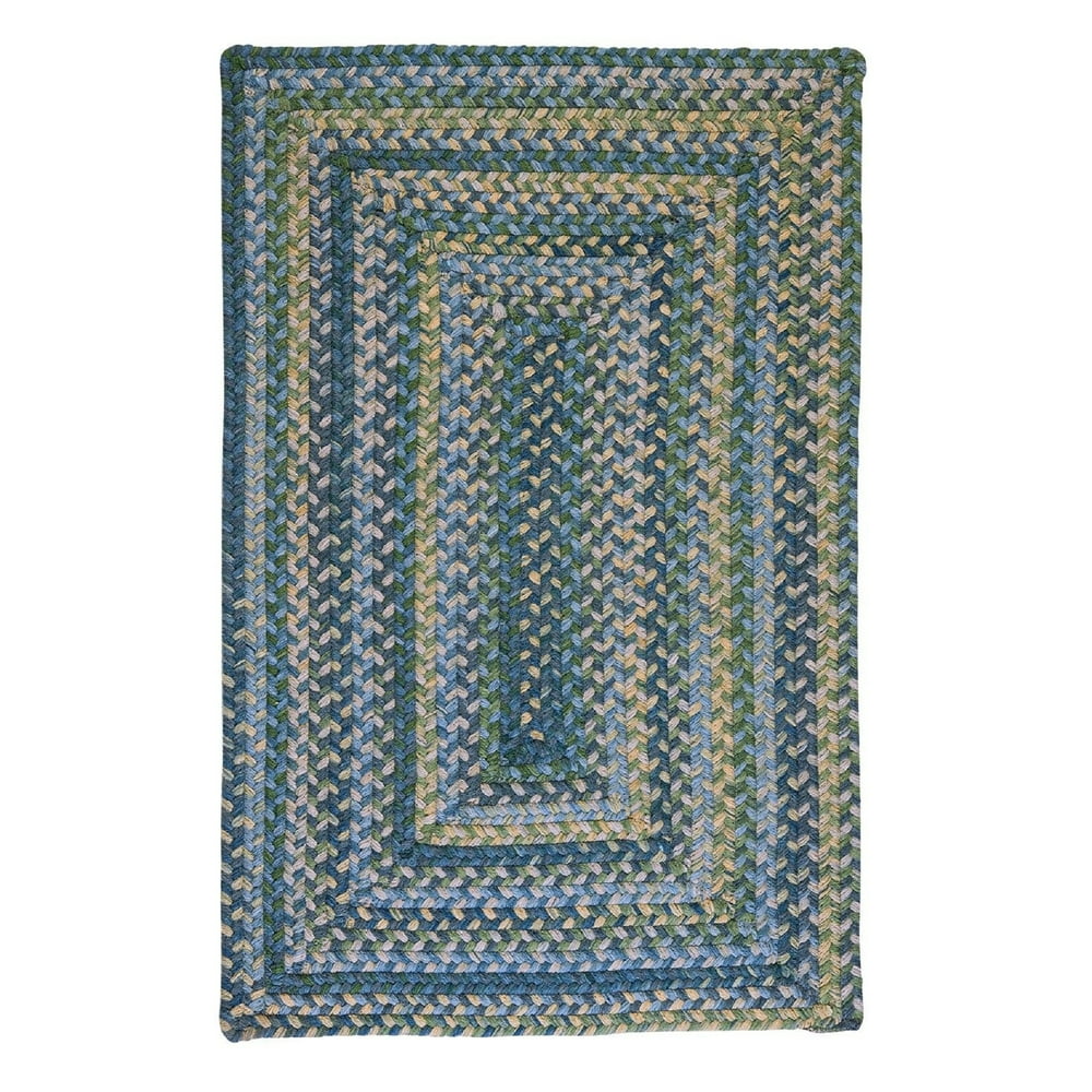5' Braided Reversible Square Area Throw Rug
