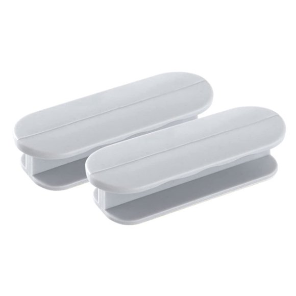 Tiradores autoadhesivos ShysTech, paquete de 4, gris