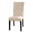 thumbnail image 4 of Furniture of America Rossas Wood 5-Piece Round Dining Table Set in Ivory, 4 of 13