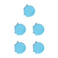 thumbnail image 3 of Inteprter Cómodo cojín para silla para bistró, con lazos duraderos para un ajuste seguro, algodón que no se decolora, azul cielo Type2 NO2, 3 of 6