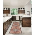 thumbnail image 4 of Carter 2' x 8' Washable Runner, Rust and Ivory, 4 of 6