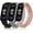 Black/Grey/Rose Gold, variant on KOMI 3 Pack Silicone Replacement Bands for Amazfit band 5/Amazfit band 6, 3 Pack Adjustable Wristbands for Xiaomi Mi Band 5/Mi Band 6 for Women Men