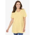 thumbnail image 4 of Woman Within Plus Size Perfect Short-Sleeve V-Neck Tunic, 4 of 6
