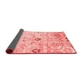 thumbnail image 2 of Ahgly Company Indoor Round Abstract Red Contemporary Area Rugs, 7' Round, 2 of 4