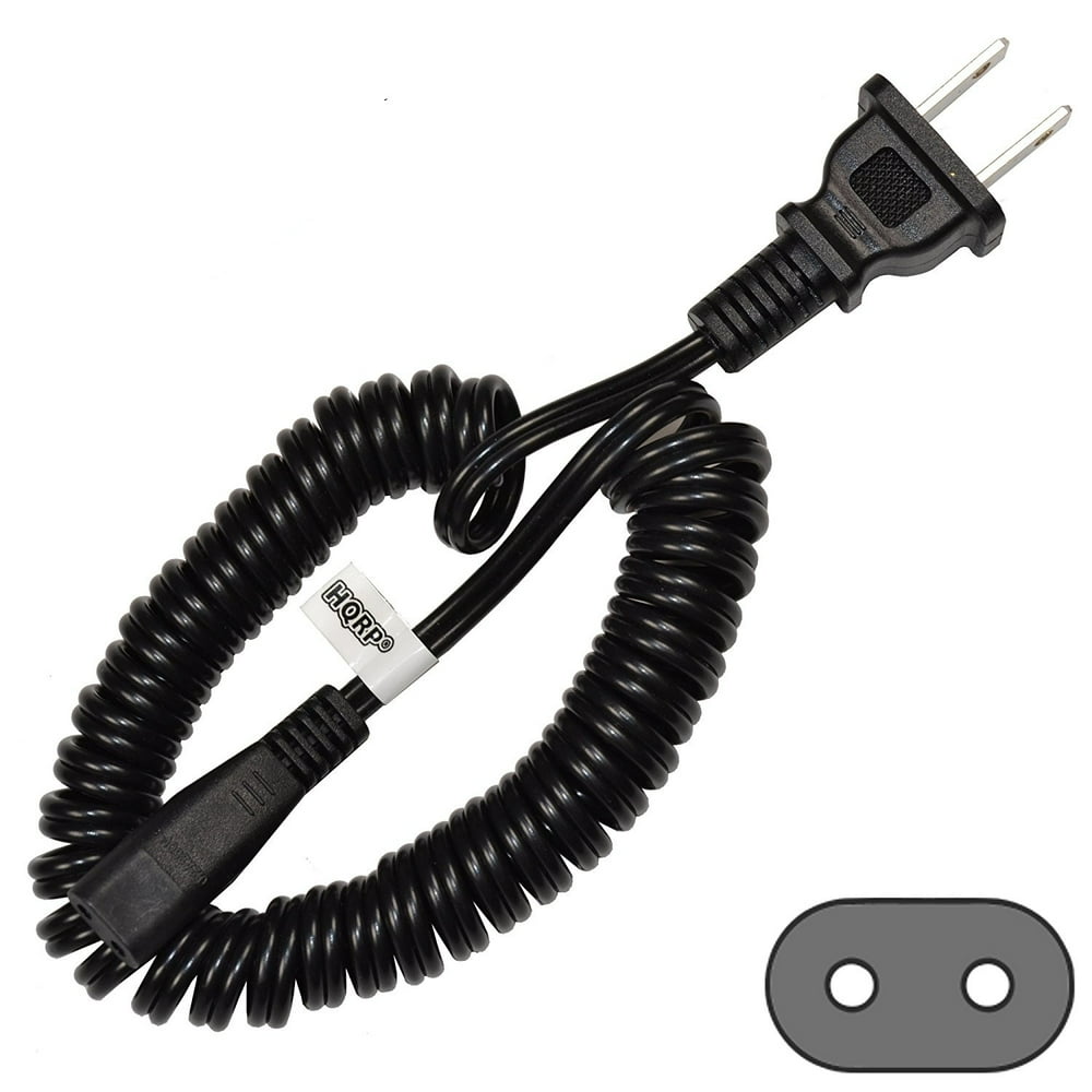 HQRP AC Power Cord for Philips Norelco HQ5601 HQ5811 HQ5861 HQ6996