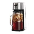 thumbnail image 4 of Iced Tea Maker with Glass Pitcher, 2.5 Qt, Automatic Sweet Tea Brewer, Dishwasher - Safe, Black, 4 of 7