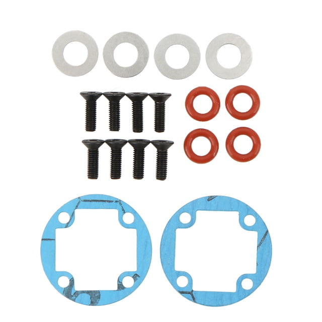 Boîtier de Support Différentiel RC, Diff Boîtier en Alliage d'Aluminium Rouge Léger pour 1/7 1/8