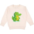 thumbnail image 2 of Inktastic Cute Green Crocodile Cartoon Illustration Toddler Sweatshirt, 2 of 4