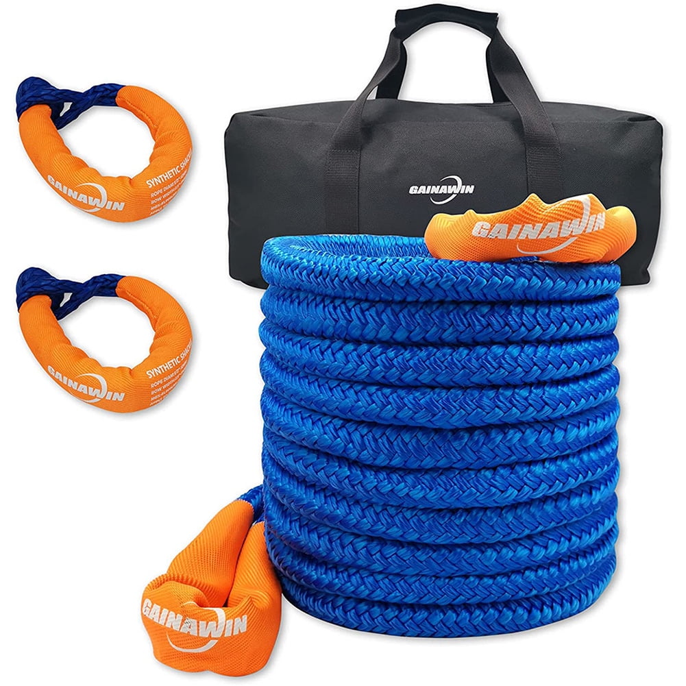 Power Stretch Recovery Rope Kit (7/8'' X 30'' tow rope +2 soft shackles