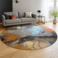 thumbnail image 6 of Addison Rugs Mayfield Premium Machine Washable Transitional Modern Copper Round Rug, 8' x 8', 6 of 6