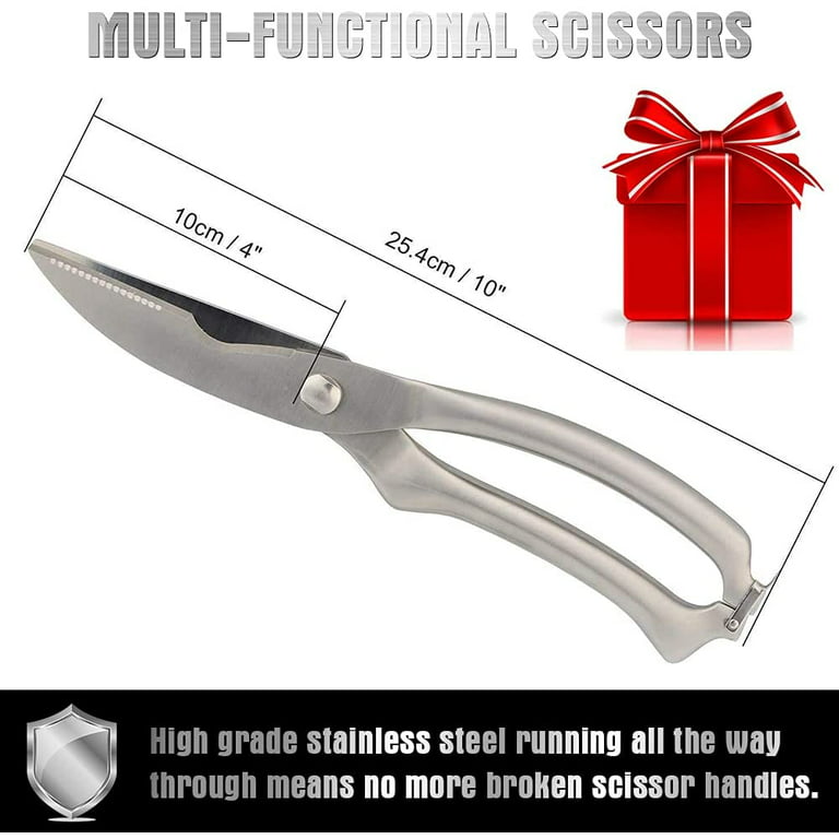 Lefty’s Left Handed Kitchen Scissors - Stainless Steel Heavy Duty General  Purpose Shears - Dishwasher Safe Easy to Clean - Ultra Sharp - Great Gift