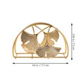 thumbnail image 2 of unbranded Servilletas Reutilizable De Metal Dorado Con De Hojas Para Casa Y Cafetería, 2 of 5
