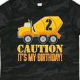 thumbnail image 4 of Inktastic 2nd Birthday Construction Truck, Cement Mixer 2 Years Old Boys or Girls Toddler T-Shirt, 4 of 5