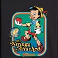 thumbnail image 3 of Pinocchio - No Strings Attached - Men's Long Sleeve T-Shirt, 3 of 5