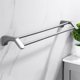 thumbnail image 4 of Toallero doble de acero inoxidable for baño, soporte de pared for toallas, sin necesidad de taladrar., 4 of 5