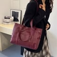 thumbnail image 5 of Eolstice Fashion Casual Bag Women's, Shoulder Bag Handbag Messenger Bag, Wallet and Purse Combo, for Daily Use, Work, Travel, Sturdy Material, Multiple Pockets(Burgundy), 5 of 6
