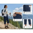 thumbnail image 5 of Rosvigor Plus Size Womens Hiking Capri Pants High Waisted Drawstring Athletic Joggers Quick Dry Workout Lounge Travel Cropped, 5 of 7