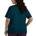 thumbnail image 2 of POROPL Scrubs for Women Plus Size V-Neck Short Sleeve,2 Pocket Comfortable Scrub Tops Size L-5XL, 2 of 5