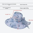 thumbnail image 2 of Weikingp Sun Hat Wide Brim Hat Women's Large Brimmed Sunshade Hat Outdoor Travel Covering Fisherman's Hat Fashion Sun Hat Floppy Hats For Women Spring Hats For Women Fisherman Cap One Size Clearance！, 2 of 2