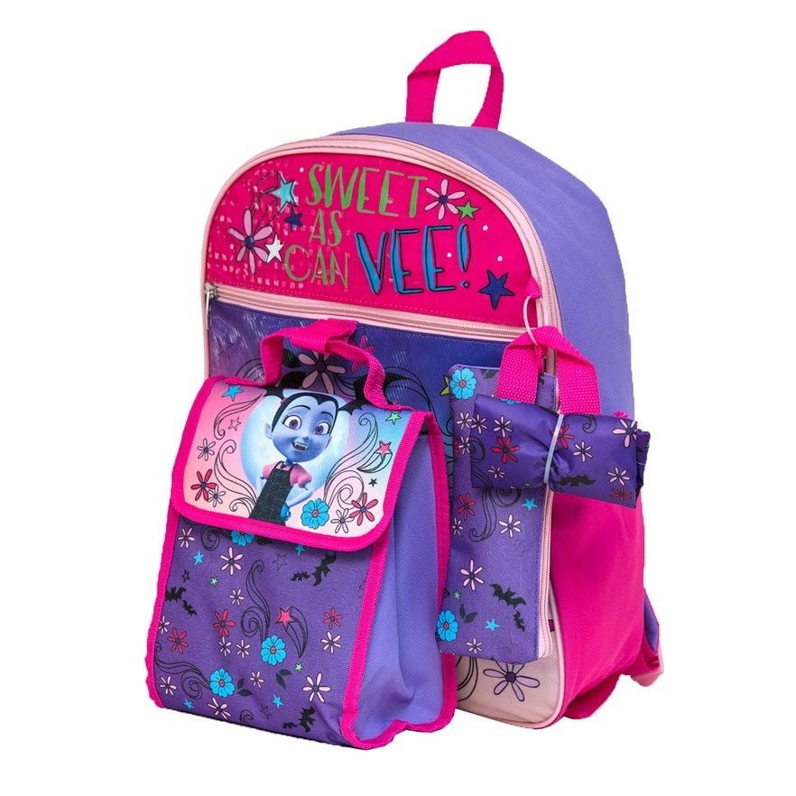 Disney Disney's Vampirina Kids Backpack, Cinch Sack, Lunch Bag, Zip