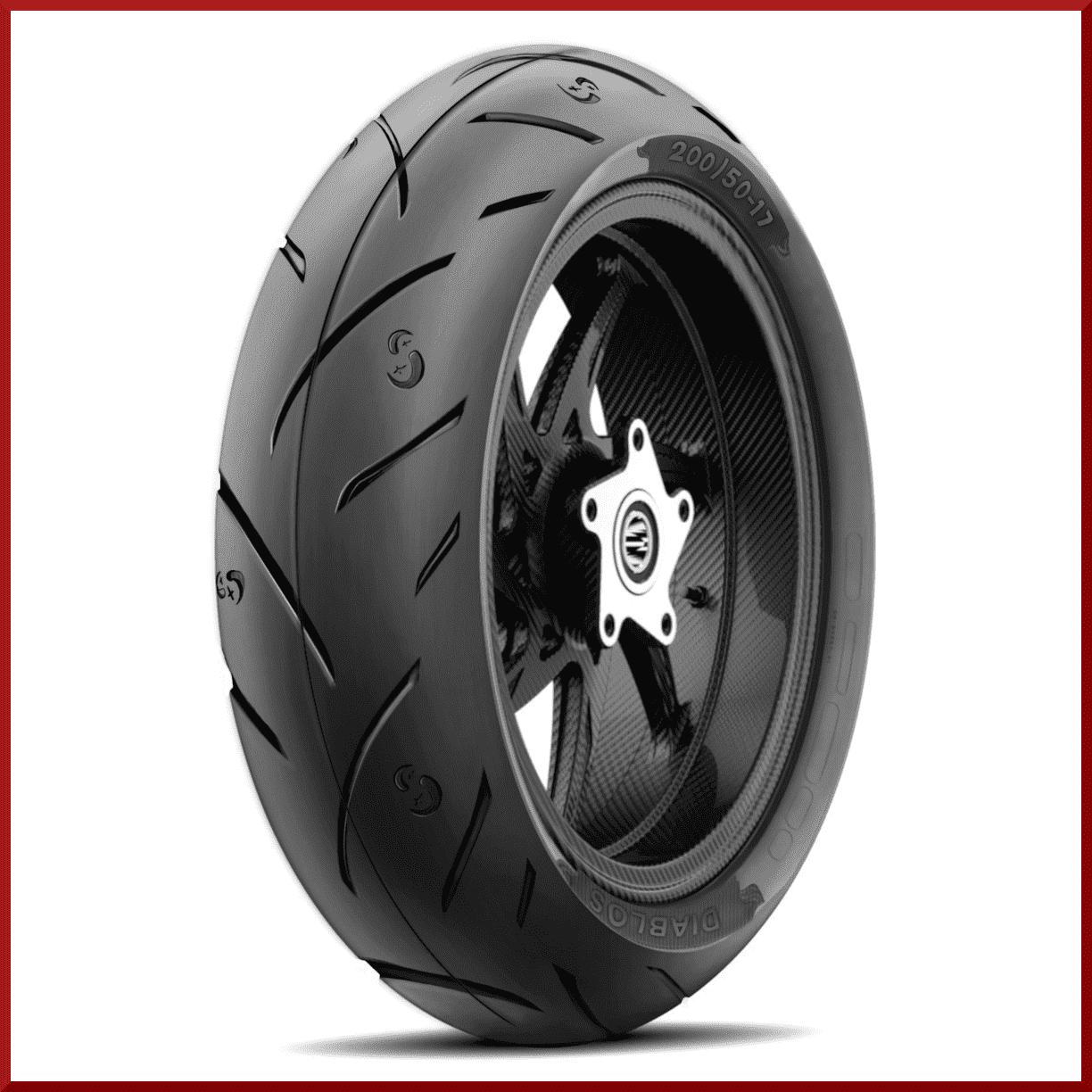 MMT® S1-XX High-Performance 190/55-17 Rear Motorcycle Tire 75W
