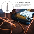 thumbnail image 3 of VERDANVERSE Electric Guitar Jack Cilíndrico En Color Plateado Para Accesorios De Bajo Y Guitarra, 3 of 8