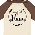 thumbnail image 4 of Inktastic World's Best Nana Girls Long Sleeve Baby Bodysuit, 4 of 5