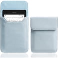 thumbnail image 2 of Dteck Sleeve Case for 6-inch All-New Kindle 2024 and 2022 with Clear Case, Flexible Transparent TPU Cover with Suede Leather Protective Pouch Bag Case,Blue, 2 of 7