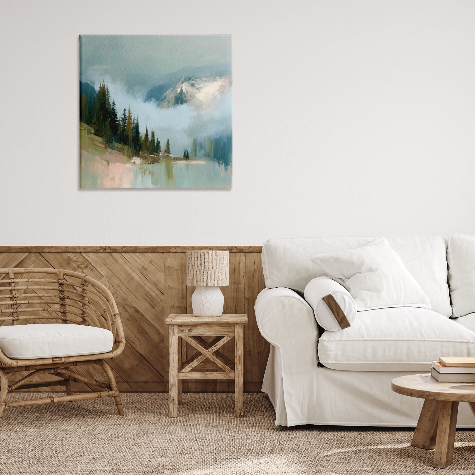 Stupell Industries Fog On The Mountains Canvas Wall Art, design by Kim Curinga