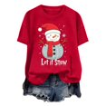 thumbnail image 5 of Mgmyaa Graphic Tees for Women Casual Crew Neck Short Sleeve Basic T-Shirt Top, 5 of 5