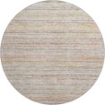 thumbnail image 2 of Addison Rugs Mayfield Premium Machine Washable Transitional Stripes Terracotta Round Rug, 8' x 8', 2 of 5