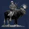 thumbnail image 3 of CafePress - Teddy Roosevelt Riding A Bull Moose T Shirt - Men's Classic Graphic Cotton T-Shirt, 3 of 4