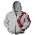 thumbnail image 1 of Sudadera con capucha de God of War Ghost of Sparta para hombre, sudaderas con capucha informales de Kratos, sudaderas con capucha y cremallera con estampado 3D, Tops finos14XL Deng Xun unisex, 1 of 2