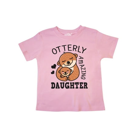 

Inktastic Mothers Day Otterly Amazing Daughter Gift Toddler Toddler Girl T-Shirt
