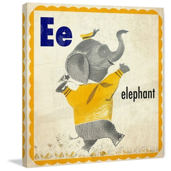 Marmont Hill "Elephant" by Curtis Painting Print on Canvas