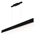 thumbnail image 3 of CWI Lighting Bellagio 45 in LED Integrated Black Chandelier, 3 of 6
