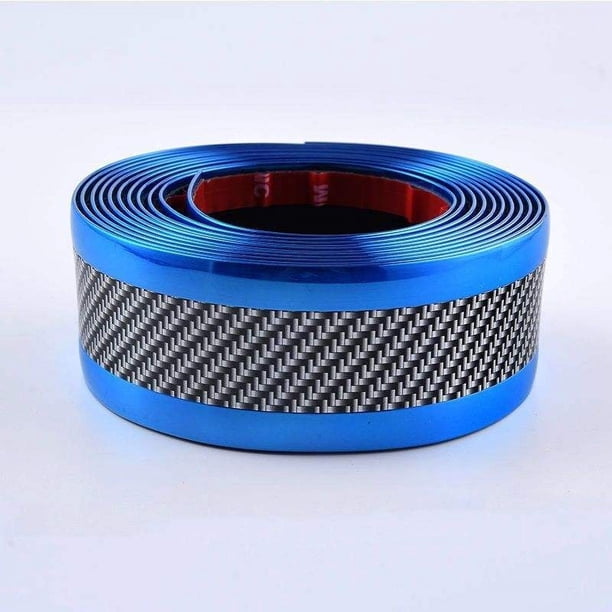 1 pieza (Azul、1M*5CM) Tiras protectoras para el umbral de la puerta del automóvil, parachoques adhesivo universal, burlete para protección de muebles de ventana, tachuela fuerte y antiarañazos para cualquier automóvil ER