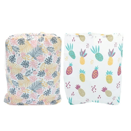 

2 Pcs Clothes Storage Bags Large Capacity Quilt Container Drawstring Bags