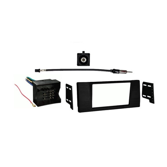 Fits BMW 5 Series 2002-2003 Metra Double DIN Dash Kit with Harmony Radio Harness