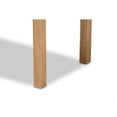 thumbnail image 4 of Baxton Studio Pacari Rustique Transitionnel Chêne Brun Fini Bois et Chanvre Accent Banc, 4 of 5