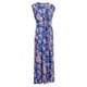 thumbnail image 1 of Cuello De Las Mujeres cinturo Elástica Floral Boho Vestidos De Playa 2XL Salvador vestido maxi, 1 of 10