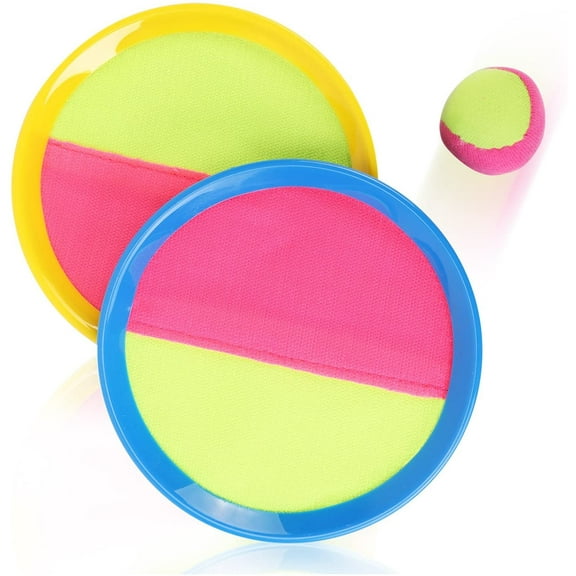 Toss and Catch Sports Kids Toy Paddle Game Set