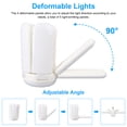 thumbnail image 3 of Garage Light,AILKIN LED Garage Lights 80W 12000LM 6500K with 5 Deformable Adjustable Panels Screw in E27 Socket Barn Light Bulb Led Shop Light Garage Lights for Ceiling,Workshop,Basement, 3 of 7