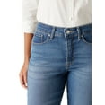 thumbnail image 6 of Levi Strauss Signature Women's and Women's Plus Mid Rise Slimming Bootcut Jeans, 29.5", 31.5” and 33.5” Inseams, Sizes 2-28, 6 of 7